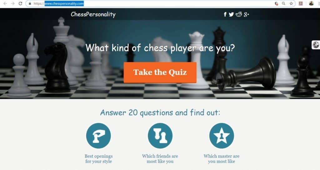 test personalidad ajedrez