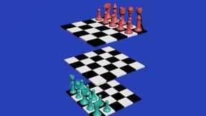 ajedrez tridimensional y sus piezas