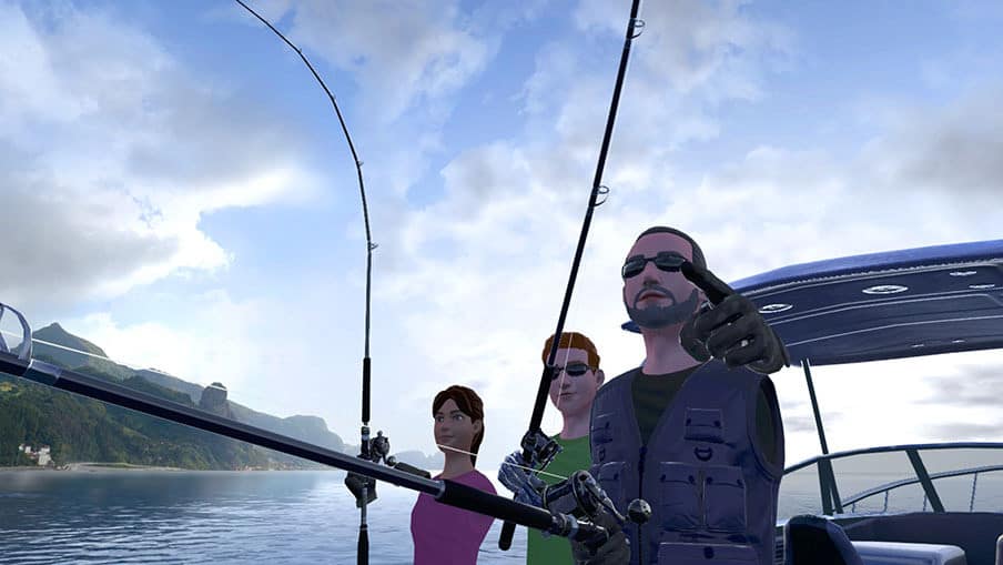realidad virtual vr fishing multijugador
