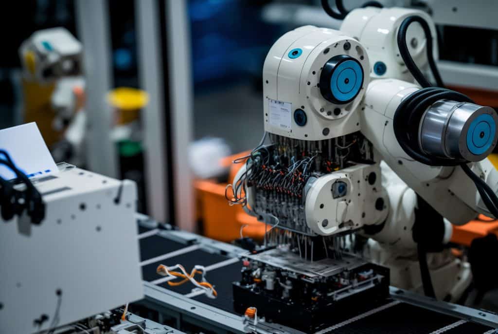 ai artificial intelligence doing industrial assembly work