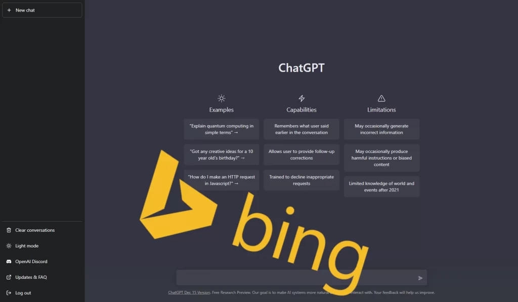 microsoft bing and chatgpt ai integration