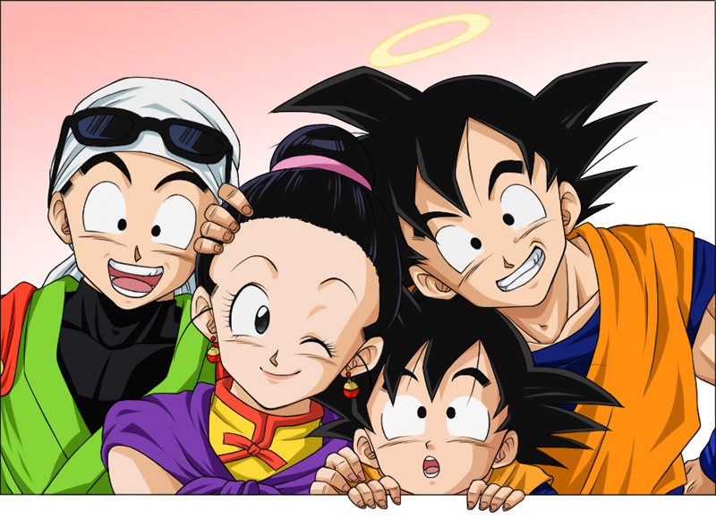 goku con su familia rutina super saiyan